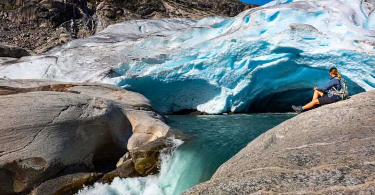 Gletsjerwandelen in Noorwegen