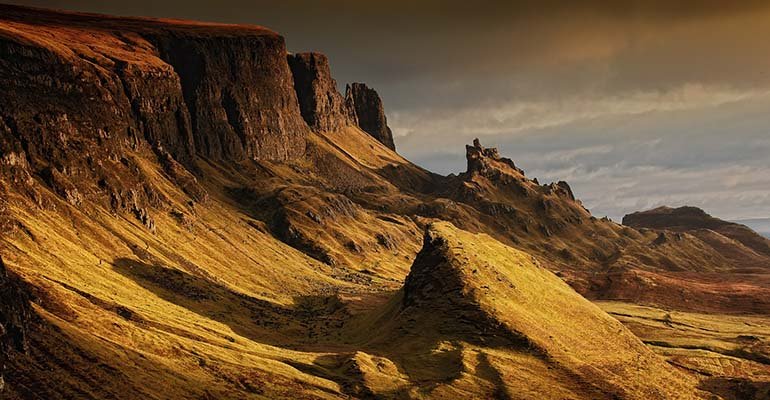 Highlands bergen Schotland
