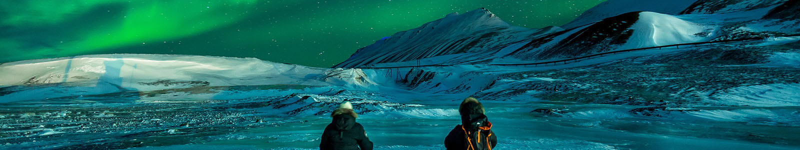 Waar en wanneer noorderlicht op Spitsbergen?