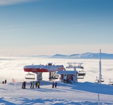 wintersport gebieden Scandinavië