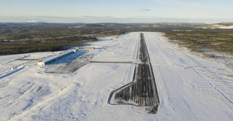 Scandinavian Mountains Airport in Zweden