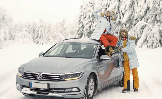 met eigen auto naar Finland in de winter